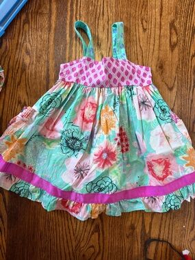 Matilda Jane Floral Mint Pink Purple Sundress